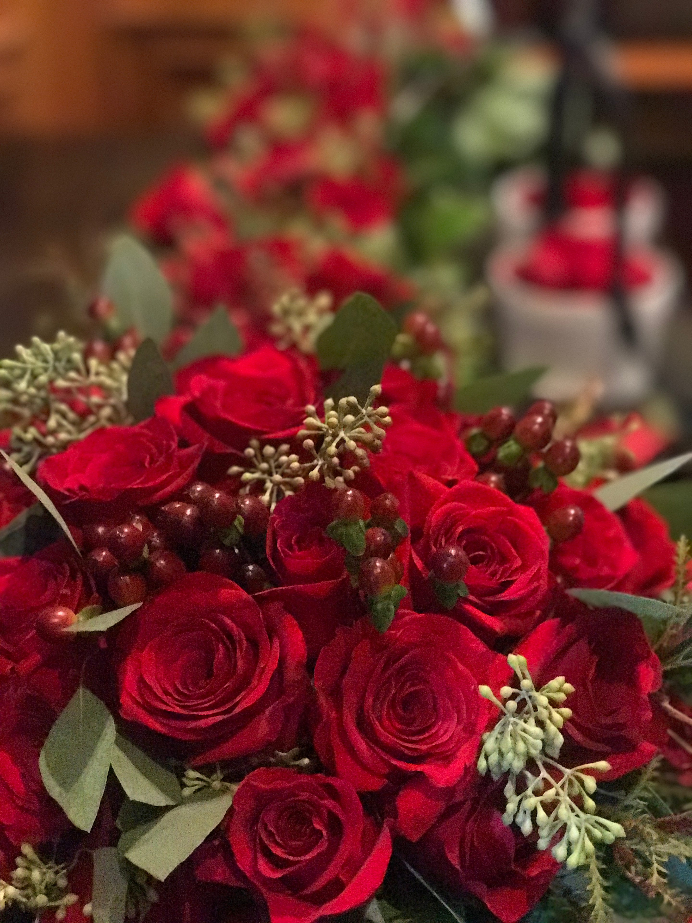 Wedding floral arrangement